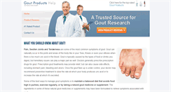 Desktop Screenshot of gout-treatment-help.com